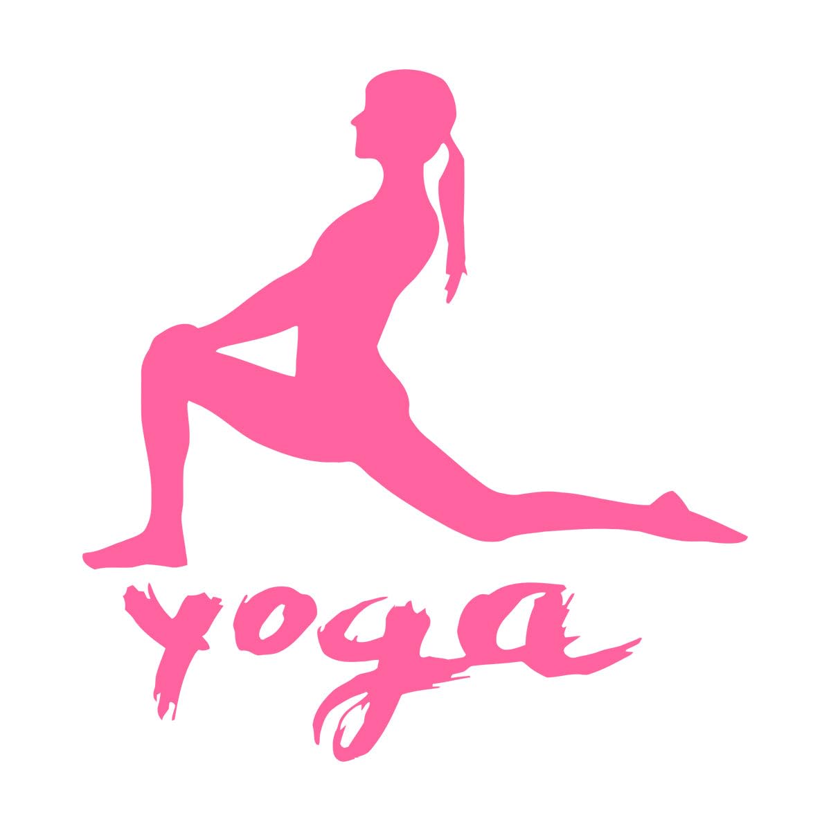 Yoga Mantra Zen Healthy Life Sport Mural Wall Art Decor Vinyl Sticker Buddhist Zen Wall Decal for Bedroom Removable Wall Large - 56x56cm