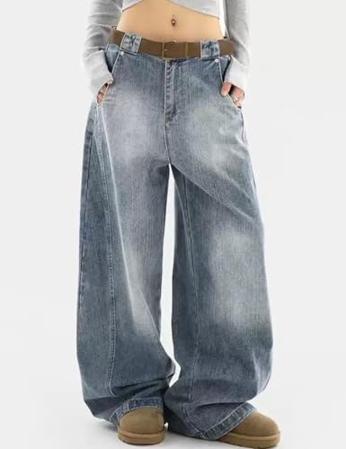 Barrel Baggy Jeans for Women Men Wide Leg Low Rise Jeans Loose Oversized Boyfriend Pants Aesthetic Clothes2