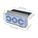 Solar Powered Car Window Fan,Portable Window Mount Car Cooling Fan - Air Purification Device Ventilator with Adjustable Speed for Vehicle RV Truck Camping Outdoor Home - Image 5