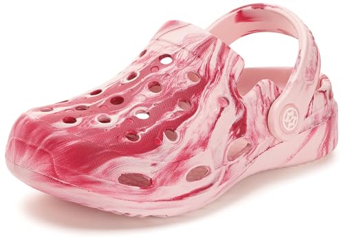 KVbabby �{�[�C�Y �K�[���Y �K�[�f�� �N���b�O �X���b�|�� �T���_�� �E�H�[�^�[�V���[�Y �q���p �V�����[ �r�[�` �v�[�� �T���_�� (�c��/�����Ȃ��q�l/�傫�Ȃ��q�l), �s���N, 8.5-9 Toddler