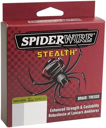 Spiderwire Braided Stealth Superline, 300-Yard/20-Pound, Moss Green