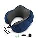MSNLY Nueva Almohada para el Cuello de Espuma viscoelástica, Almohada para el Cuello en Forma de U, Almohada en Forma de U para Viajes en avión.