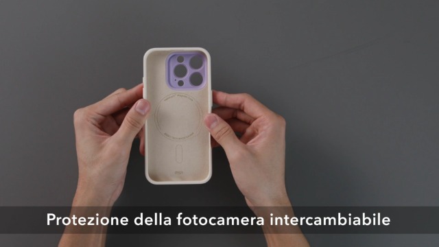 LISEN Custodia Ultra Sottile Per IPhone 16 Pro Max - Spessore 0,9mm, Peso 18g, Magneti Forti Per MagSafe, Anti-impronte, Opaca - 3