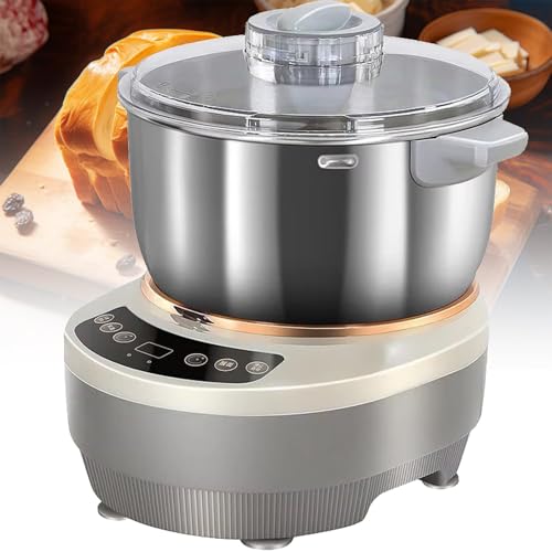 Máquina de masa de acero inoxidable con función de fermentación, batidora de soporte de gran capacidad, fermentación termostática, panel táctil LCD, fácil limpieza