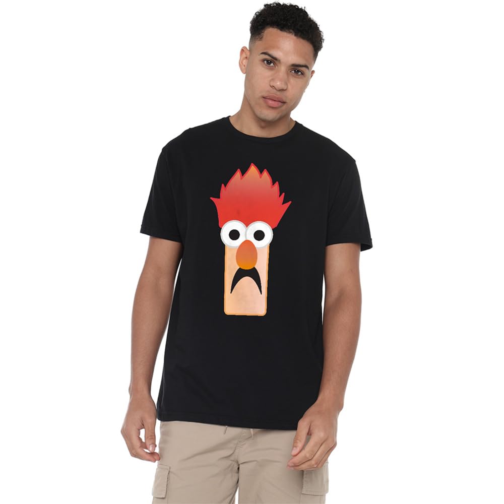 Disney - The Muppets Beaker Face T-Shirt - Black - 5XL