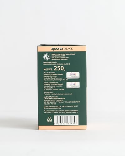 Image of Makaibari Green Valley Apoorva Finest Darjeeling Black Loose Tea Leaves 250 Gm | Premium Darjeeling Single Estate | Muscatel Fruity Top Notes | 125 Cups