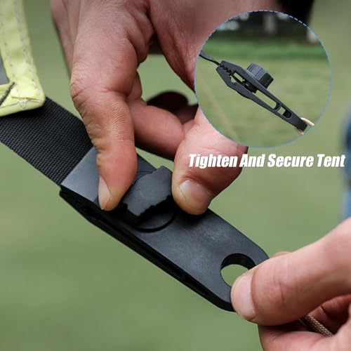 Planenspanner, Planenclips,10 Stück Planenbefestigung Nylon Plastik Tarp Clips,Planenklammern,Multifunktion Spanner Befestigungsclips für Markisen,Windseil und Banner