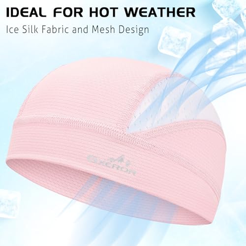 Image of GXCROR Cooling Skull Cap for Men Women Sweat-Wicking Breathable Mesh Liner for Helmets, Summer Cycling Motorcycle