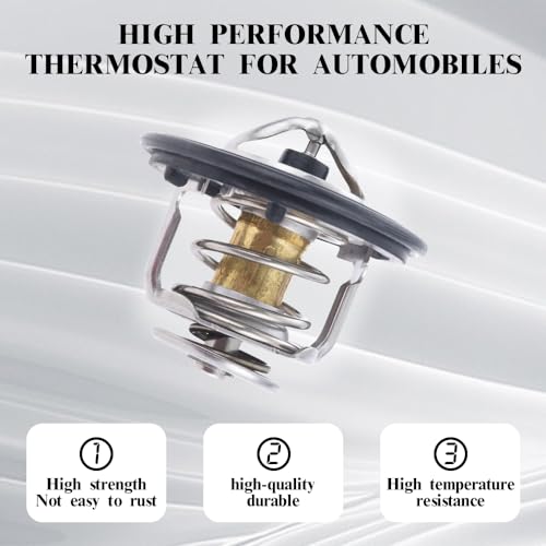 Wedcool Automotive Replacement Engine Thermostat, Premium Thermostat, 19301-PAA-306 19301-PLC-315 Heavy-Duty Engine Coolant Thermostat Compatible with Honda Civic CRV CRZ Insight Odyssey - Image 4