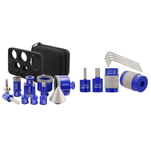 Kit de brocas diamantadas para taladro 10 piezas miniatura 1