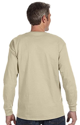 Hanes Mens 6.1 oz. Tagless ComfortSoft Long-Sleeve T-Shirt (5586)2