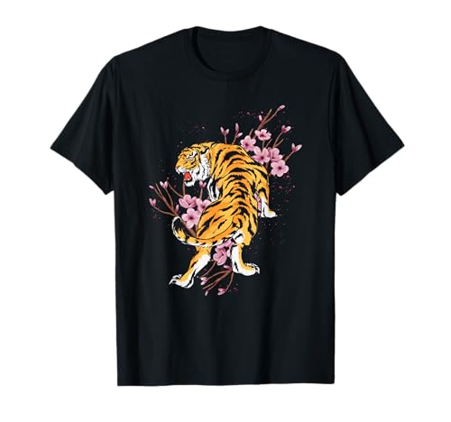 Sakura Asia Jungle Animal Tigre Camiseta