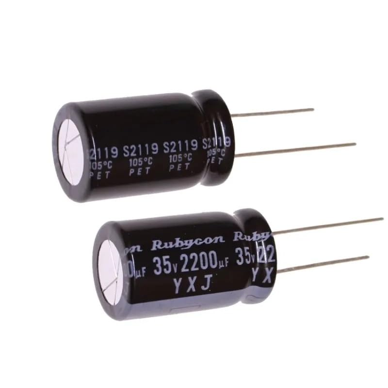 Condensateur YXJ 35V 2200uF en aluminium haute fiabilité pour alimentation stable
