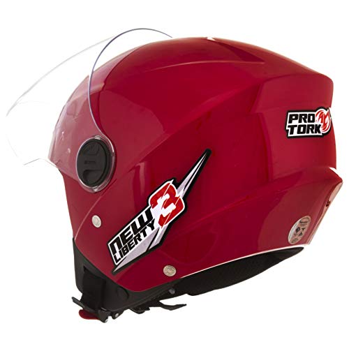 Pro Tork Capacete New Liberty Three 56 Vermelho