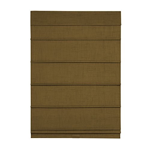 Cordless Room Darkening Fabric Roman Shade (Cafe, 35x64)