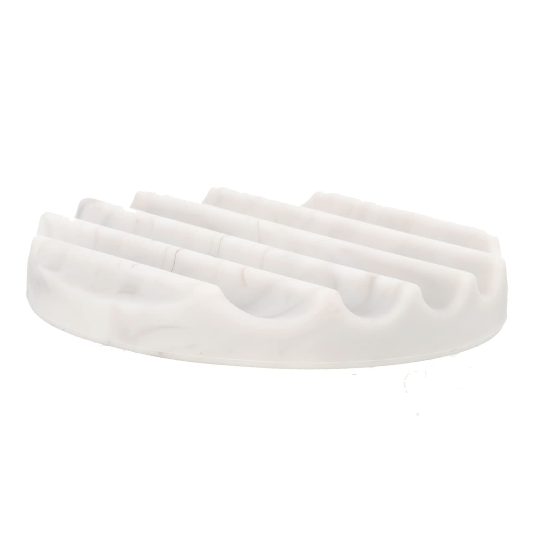 DECHOUS 5piezas Jabonera De para Baño Soporte De Jabón Drenaje Diseño Elegante Color Mármol Organizador Práctico y para Cocina y Ducha