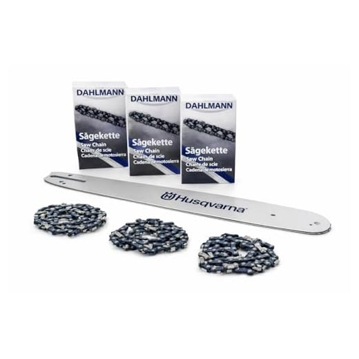 HUSQVARNA Schwert 35 cm + 2 Sägeketten für HUSQVARNA Motorsägen 120 130 135 235 236 240