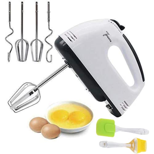 QUEDOZ Hand Mixer 260 Watt, Blender, Hand Blender, Egg Cream Food