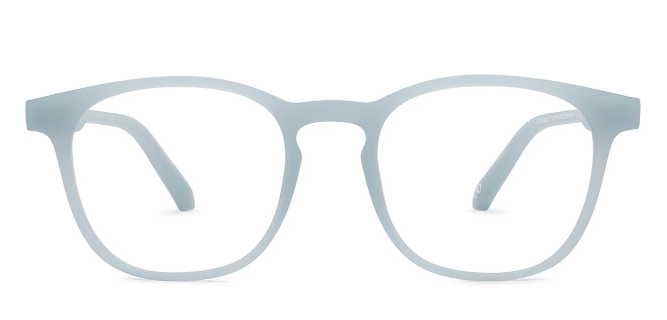 HUSTLR Zero Power Bluecut & Antiglare Computer Eyeglasses | Blue Full Rim Square | As Seen On Shark Tank | Peyush Bansal Glasses | For Men & Women | Large | LB E14058-H-picture-11