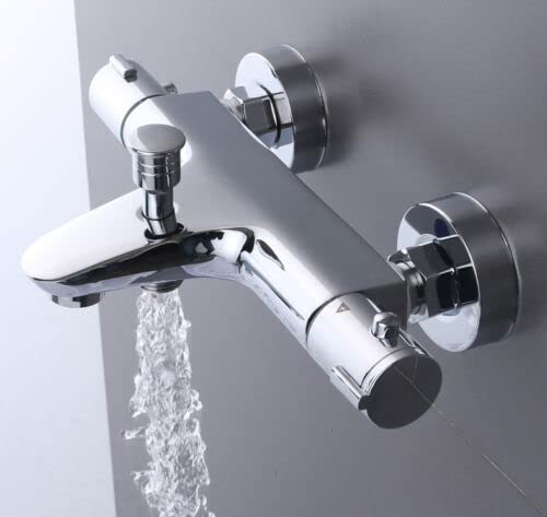 Bateria wannowa termostat 38℃ bateria wannowa termostat do prysznica łazienka chrom bateria prysznicowa termostat