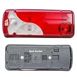 Aligoparts Left Rear Tail Light Lamp with Back Socket & Bulbs Included Fits Mercedes Sprinter Chassis Cab 2006 Onwards | Passenger Side N/S Replacement