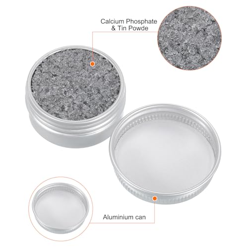 Image of HARFINGTON 4pcs Tip Tinner 16g Solder Tip Cleaner for Removes Oxidation Soldering Iron Tip Resurrection Paste Tin Powder Resurrection Paste