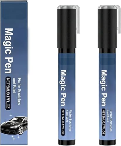 Magic Car Scratch Removal Pen, New Car Magic Scratch Remover Pen, Cars Pens Scratches for Quick Automotive Cars Paint Scratches Repair (2PCS)