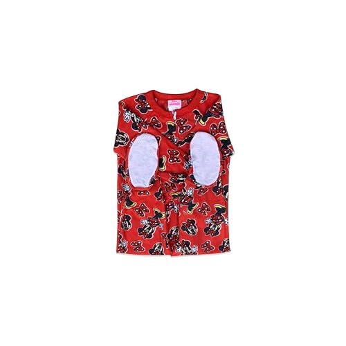 Komar Kids Minnie Mouse 2-Piece Red Cartoon Pajama Set for Girls3
