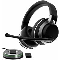 Turtle Beach Stealth Pro Multiplatform Wireless Noise-Cancelling Gaming Headset for Xbox Series X|S, Xbox One, PS5, PS4, PC, Mac, Mobile &ndash; Swappable Batteries &ndash; Black