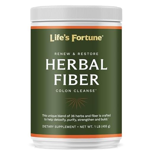 Life's Fortune 100% Natural Herbal Fiber Colon Cleanse Non-GMO, Soy & Gluten-Free (50 Servings)