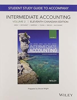 Paperback Intermediate Accounting, 11th Canadian Edition, Volume 2 Study Guide Book