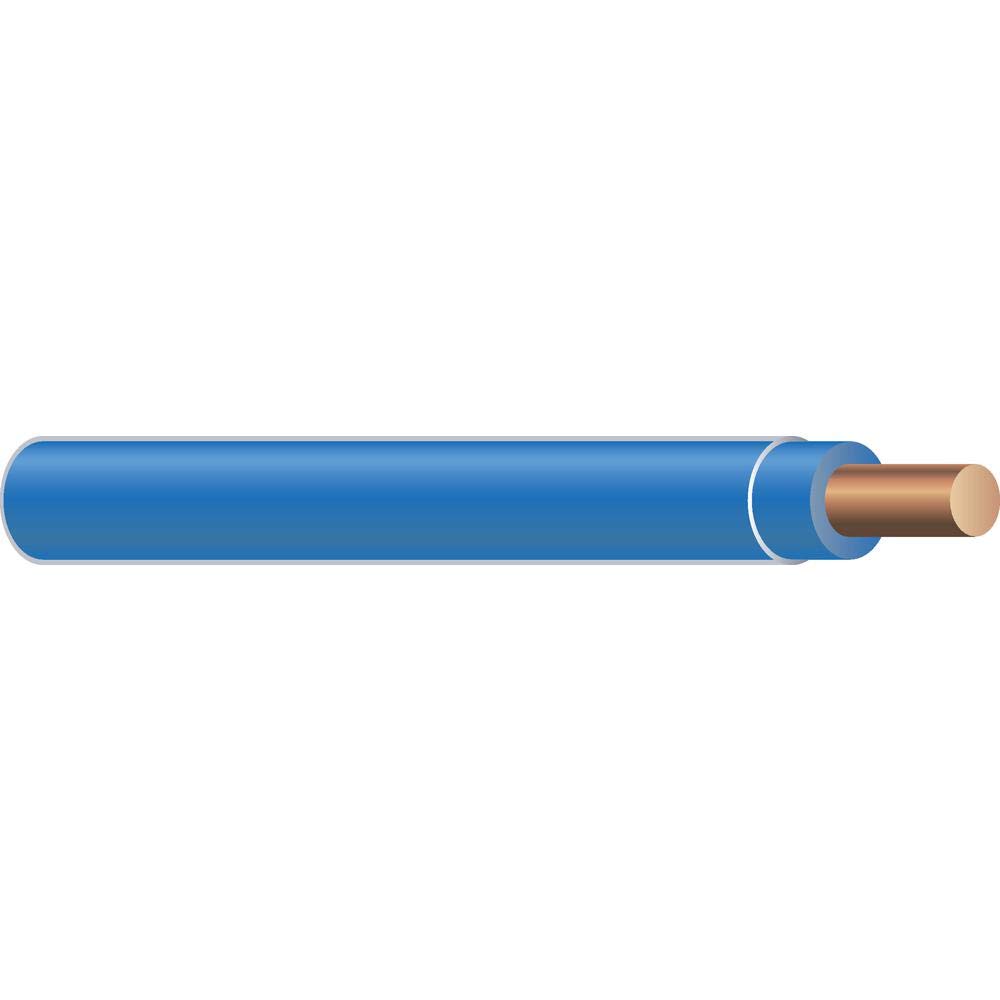 12 Gauge THHN Solid Copper Building Wire (2500, Blue)
