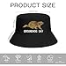 Groundhog Day in The United States Bucket Hat Unisex Cotton Four Seasons Travel Bucket Beach Sun Hat Outdoor Cap Short Brim Visor Cotton Bucket Fashion Fisherman's Hat