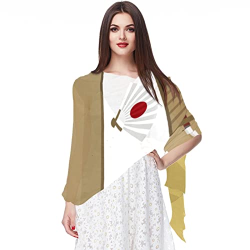 Foulard en mousseline de soie fait main haut de gamme au motif artistique multicolore