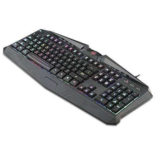 Redragon TECLADO GAMER HARPE RGB K503RGB PRETO, Full Sized