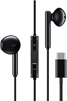 Fone de Ouvido USB-C 4ª Geração (Preto) - Redução de Ruído 99,15%, Cabo Tecido Antitramado. Qualidade Premium. Compatível com Samsung, Motorola, LG e Smartphones Tipo-C.