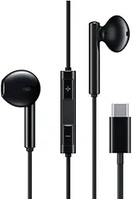 Fone de Ouvido USB-C 4ª Geração (Preto) - Redução de Ruído 99,15%, Cabo Tecido Antitramado. Qualidade Premium. Compatível com Samsung, Motorola, LG e Smartphones Tipo-C.