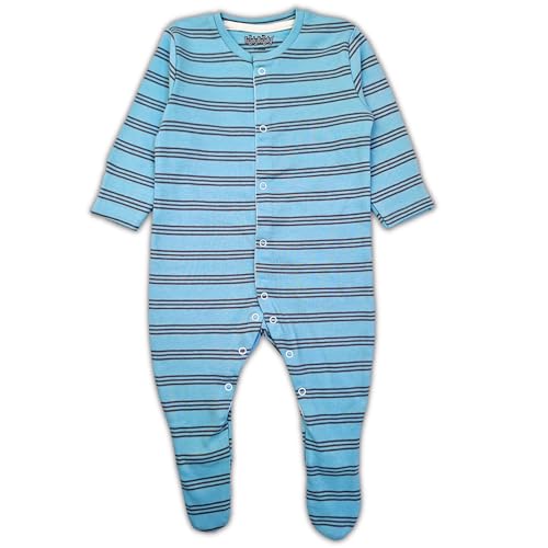 Image of TuddyBuddy 100% Cotton Multi Color Zipper Romper Sleepsuit /Romper /Jumpsuit for Baby Boy & Baby Girl