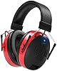Bluetooth Ear Defenders - Wireless Headphones with Mic & Ear Defender Muffs for Adults - Safety Headset with Hearing Protection & Noise Cancelling - Shooting & Construction - 48H Battery, USB Charging