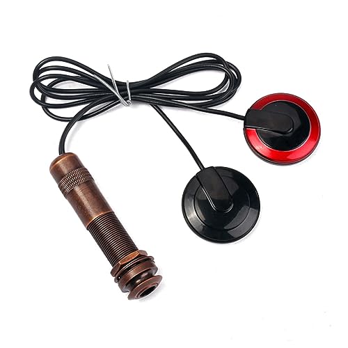 Yardwe Mandolin Pickup Transducer with Endpin Jack System for Amplifying Mandolin Guitar Banjo Violin Ukulele Cello Reduces External Sound Interference