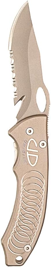 Innovative Titanium Folding Knife with Sheath