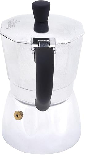 Miniatura 3 de Any Morning Cafetera para estufa de expreso, cafetera italiana cubana real, mini olla moka, cafetera moka de aluminio saludable, cafetera Greca