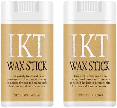 Shiyalan Wax Stick for Women Hair Wax Stick for Kids, Hair Wax Stick for Wigs, Wax Sticks Hair Pomade Stick - 2 Pack (1.12 Oz)