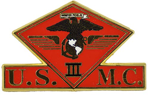 3rd MAW LAPEL PIN OR HAT PIN - Size 1 3/8