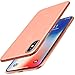 TOZO for iPhone X Case, Ultra Thin Hard Cover [0.35mm] World's Thinnest Protect Bumper Slim Fit Shell for iPhone 10/X [ Semi-transparent ] Lightweight [Matte Pink]