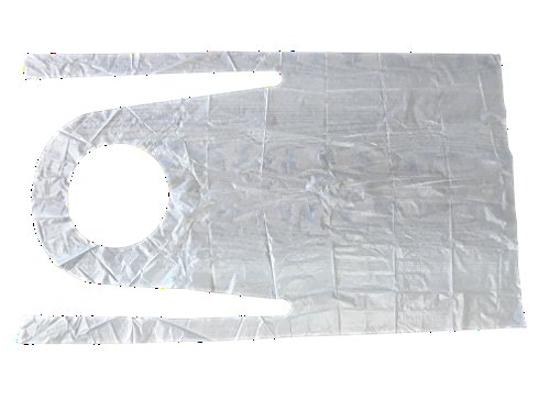 KingSeal 28 by 46 inches Disposable Poly Embossed Aprons, 1.75 Mil Thickness - 1 Box of 50 Individually Packed Aprons