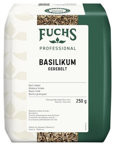 Fuchs Professional - Basilikum gerebelt | 250 g im großen Beutel
