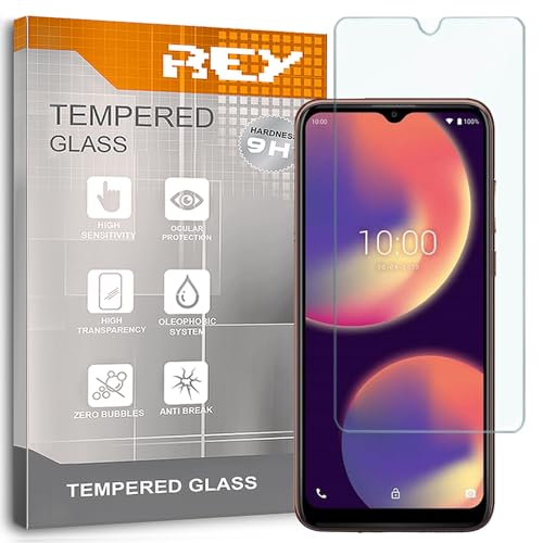 REY [Lot de 2] Verre Trempé pour WIKO View 4 - WIKO View 4 Lite, Protecteur d'écran qualité supérieure