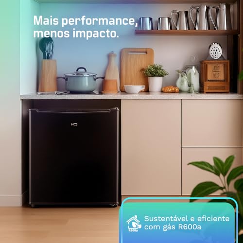 Frigobar Geladeira HQ 47 Litros Preto BC-47 (220V)