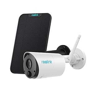 Reolink Argus Eco met zonnepaneel Beveiligings Camera Buiten voor thuis, Draadloze Outdoor wifi Batterij Camera Buiten…